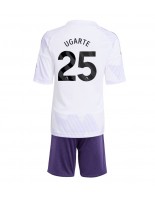 Manchester United Manuel Ugarte #25 Vieraspaita Lasten 2025-26 Lyhythihainen (+ shortsit)